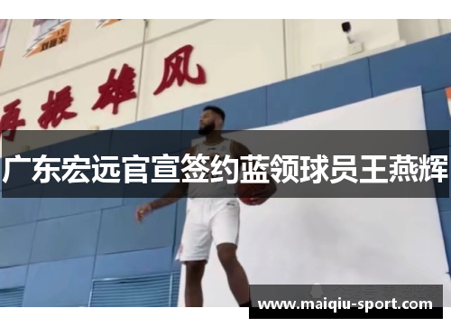 广东宏远官宣签约蓝领球员王燕辉